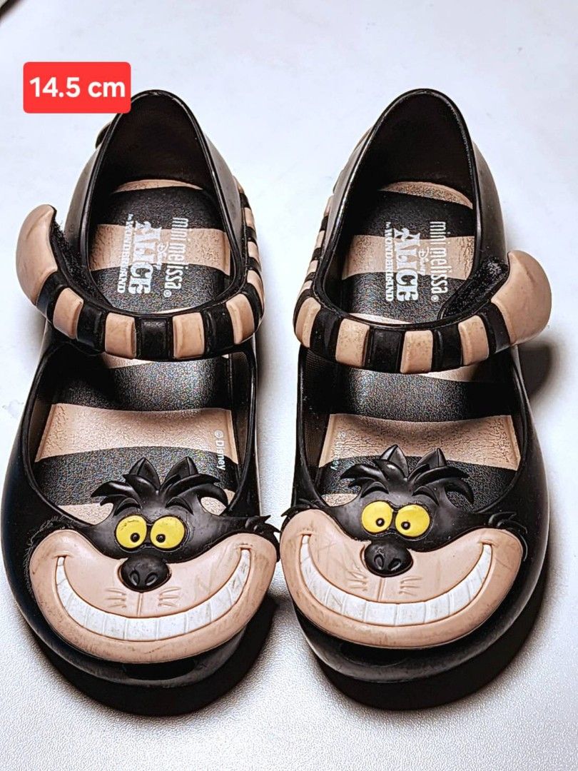 Mini melissa best sale cheshire cat shoes