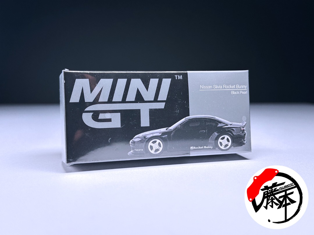 MINIGT 1:64 Nissan Silvia (S15) Rocket Bunny in Black Pearl