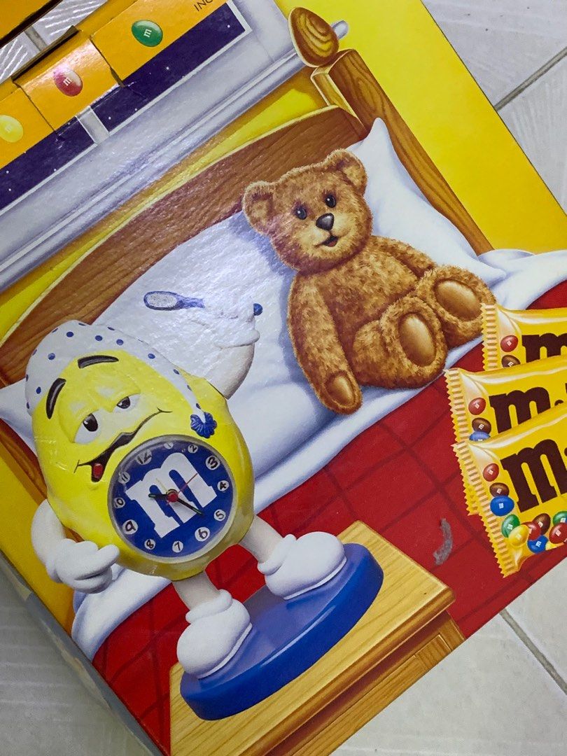 (優惠價) M&Ms alarm clock時鐘 fun machine Candy dispenser 糖果朱古力機 Radio ...