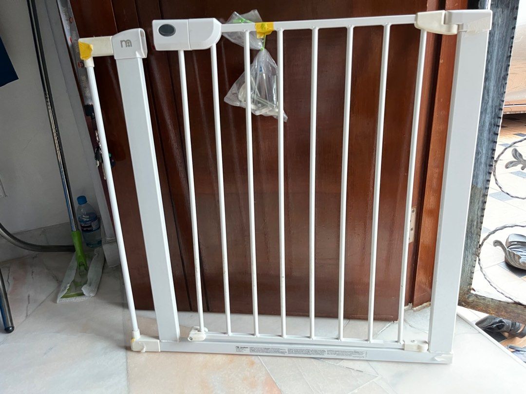 Mothercare baby safety gate door guard with 2 extensions