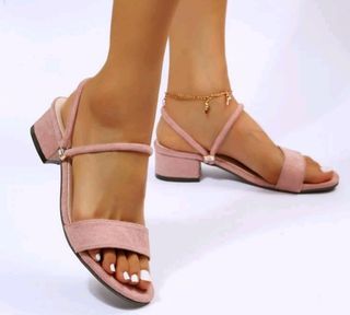 multi wear chunky heeled slingback sandals