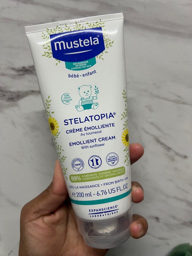 Mustela stelatopia emollient cream with sunflower shop