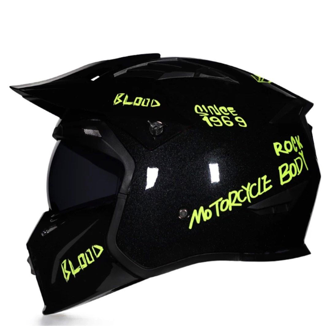 Old school best sale dirt bike helmet