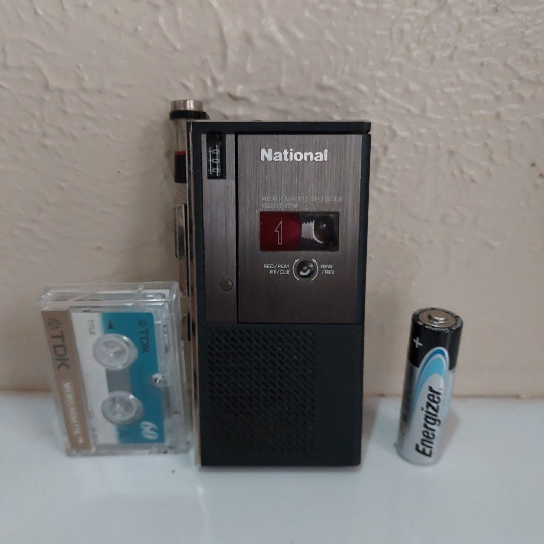 National Microcassette Player (with issues) (Category: Portable Music Players) located in Cagayan de Oro. Submitted by curated.box (Listing ID 1277431379, Image 1). Description: minsan gumagana minsan hindi.
