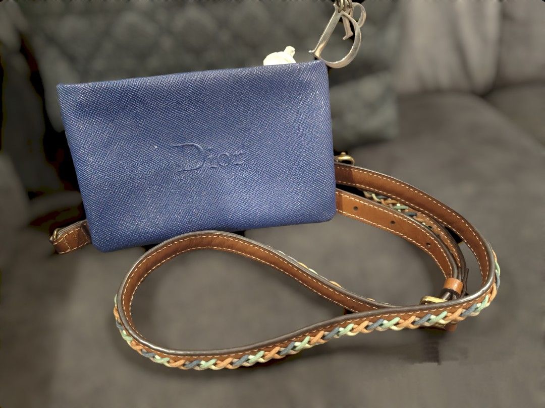 Nego Authentic Lady Dior Denim Bag free strap Dior pouch