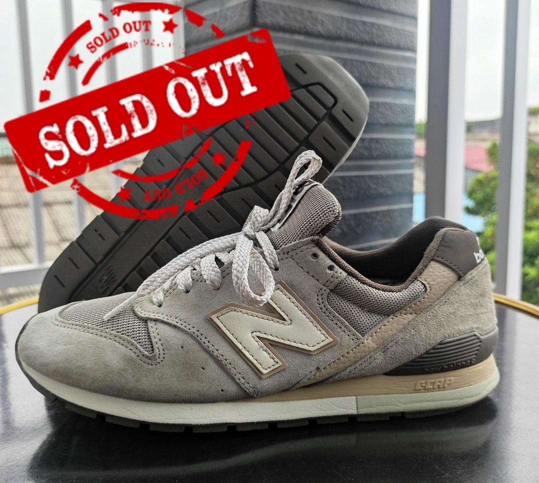 New Balance 996 X Brownyard Gray White Size 41 5 Ex Singapore
