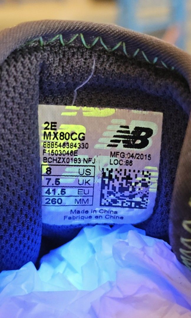 NEW BALANCE MX80 Fesyen Pria Sepatu Sneakers di Carousell