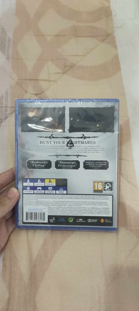 Bloodborne (Category: PlayStation) located in Mandaluyong City. Submitted by haldevar (Listing ID 1277461623, Image 2). Description: Hello, welcome to my shop! Feel free to look around if anything interests you; if you have any questions, feel free to ask. :) (Note: I may message a bit late since I am still a student, hopefully, you’ll understand.) Nonetheless, I will try to provide you with the best offers and good customer service. :> Sealed Bl