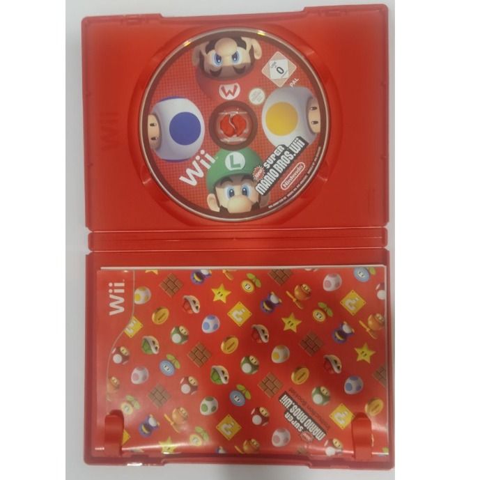 Used super deals mario bros wii