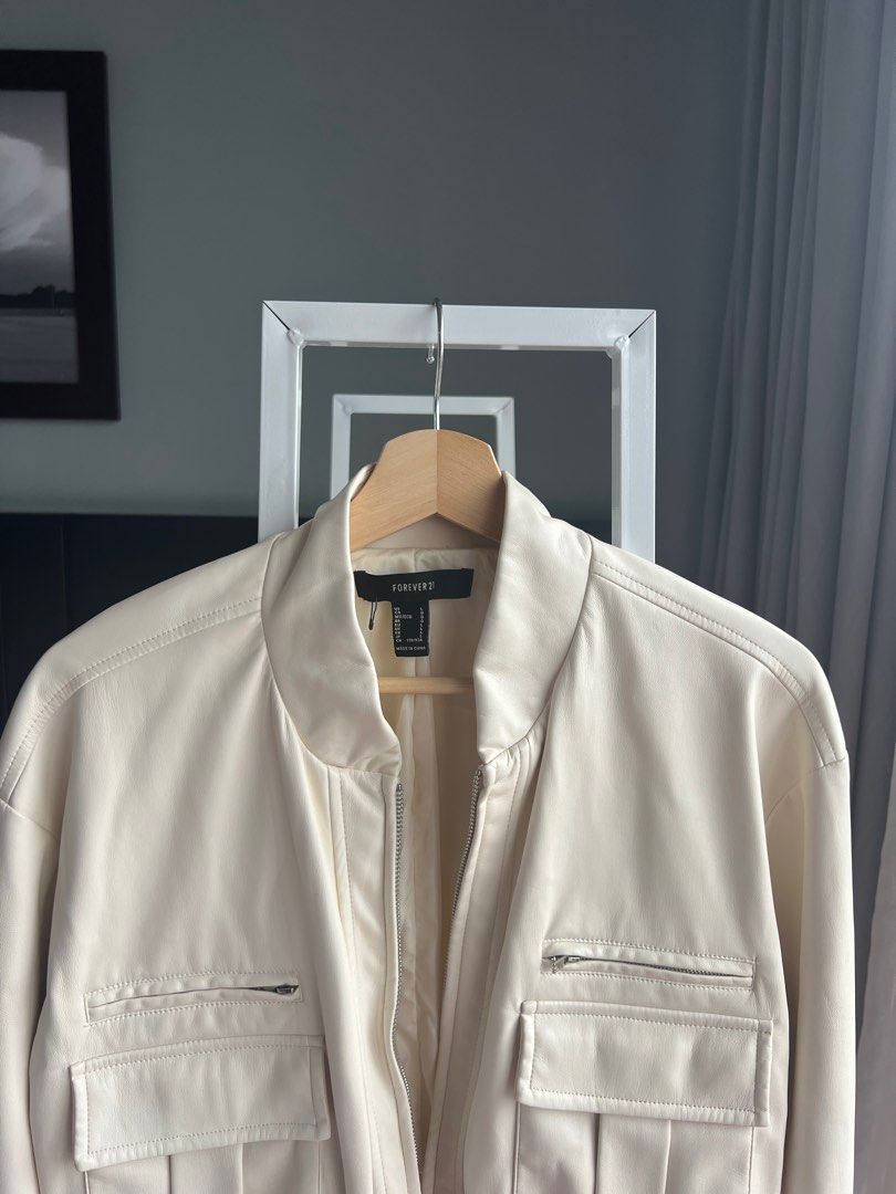 Beige jacket deals forever 21