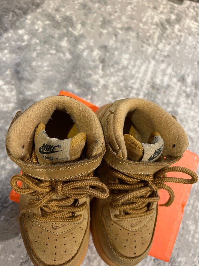 Wheat air force 1 new arrivals boys