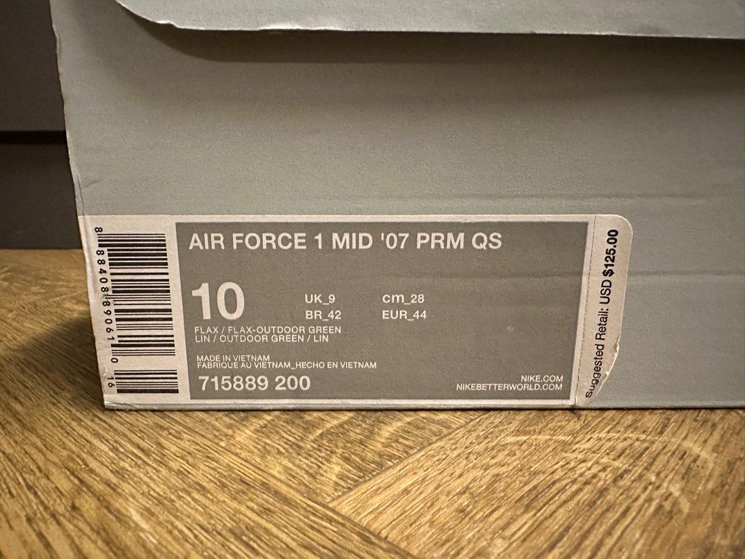 Nike air force 1 mid 7 prm qs best sale