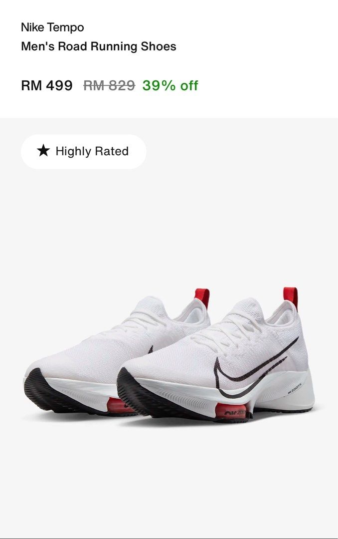 Nike Air Zoom Tempo NEXT running shoes Men s Fashion Footwear