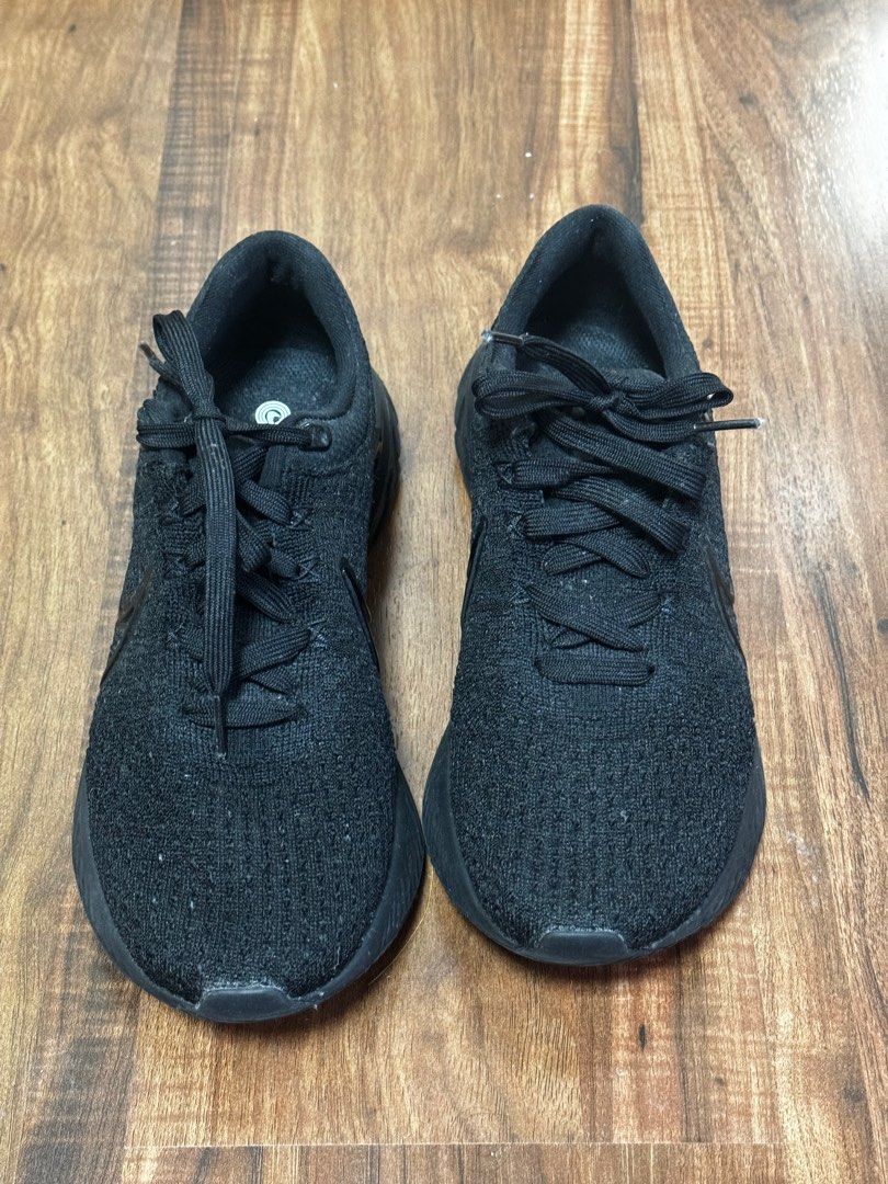 Nike React Infinity Run Flyknit Triple Black (Category: Sneakers) located in Pasig City. Submitted by alexborbon (Listing ID 1277453462, Image 1). Description: rfs: bought on impulse. used twice lang so don’t see the point in keeping it. price is negotiable. bought for around 7-8k a year ago in store. MOP: BDO/GCash Shipping to be shouldered by buyer..