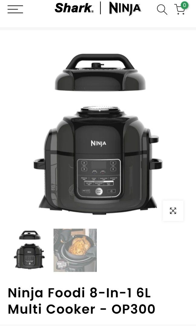 Ninja Foodie TV Home Appliances Kitchen Appliances Other Kitchen Appliances on Carousell