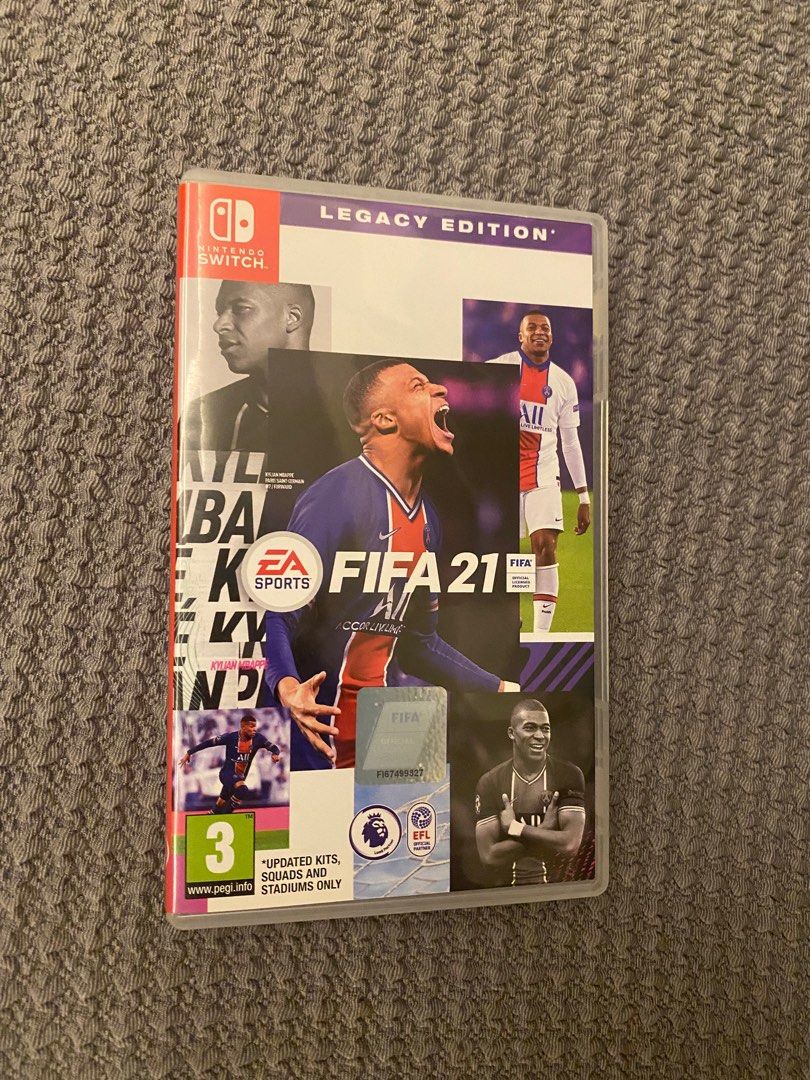 Nintendo switch game FIFA 21, Video Gaming, Video Games, Nintendo