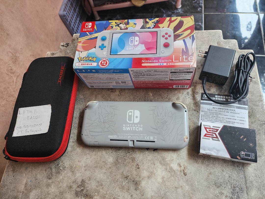 Nintendo Switch Lite CFW Atmos 128GB Pokemon Sword Shield Fullset 00 ...