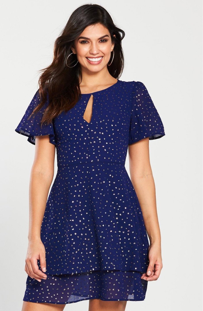 Oasis blue online sparkle dress