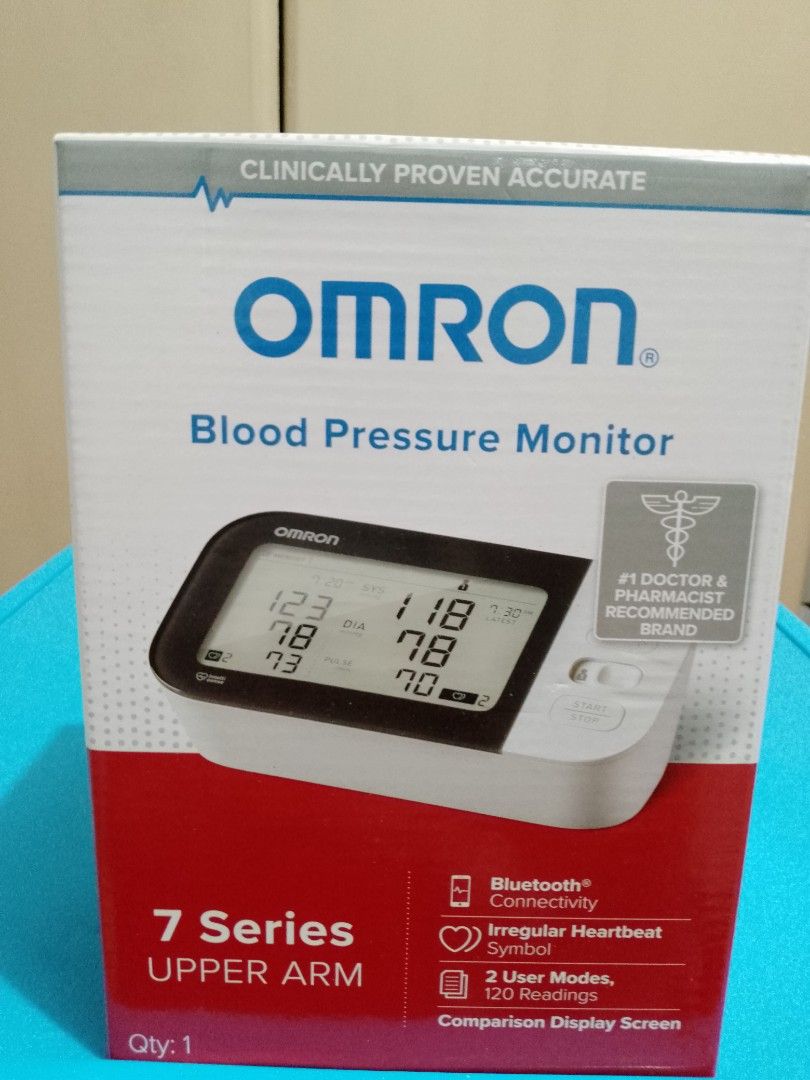 Omron Blood Pressure Monitor, Health & Nutrition, Health Monitors