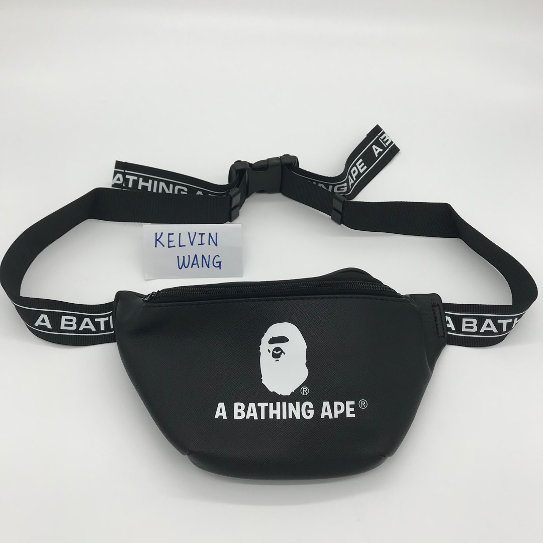 Bape fanny pack black discount