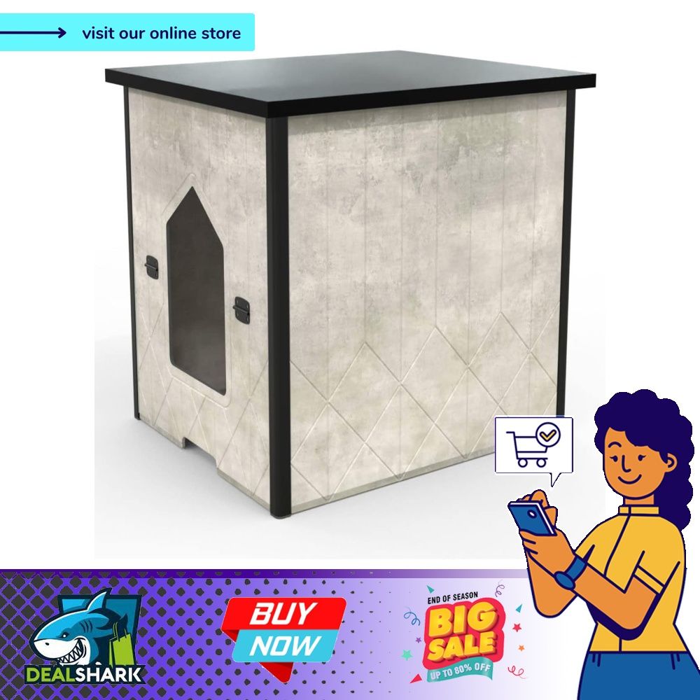 Kitty litter side table clearance
