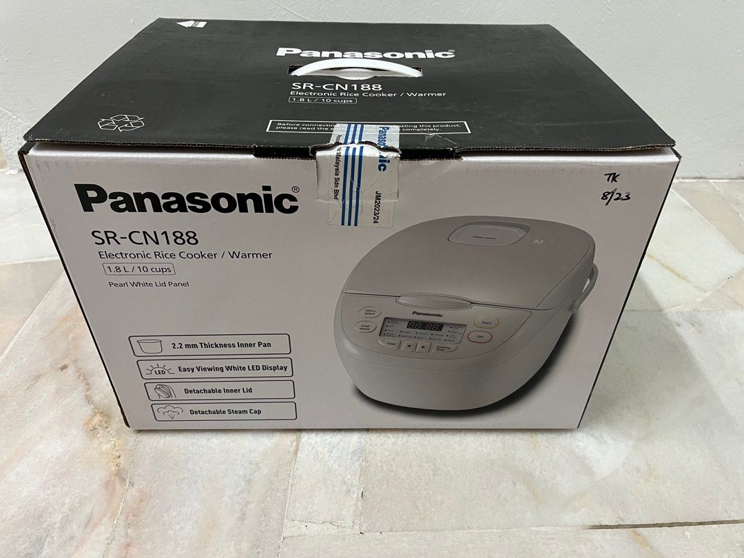 Panasonic SRCN188 rice cooker, TV & Home Appliances, Kitchen