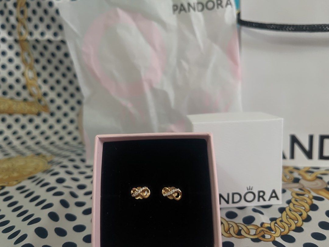 Pandora bee and on sale heart earrings