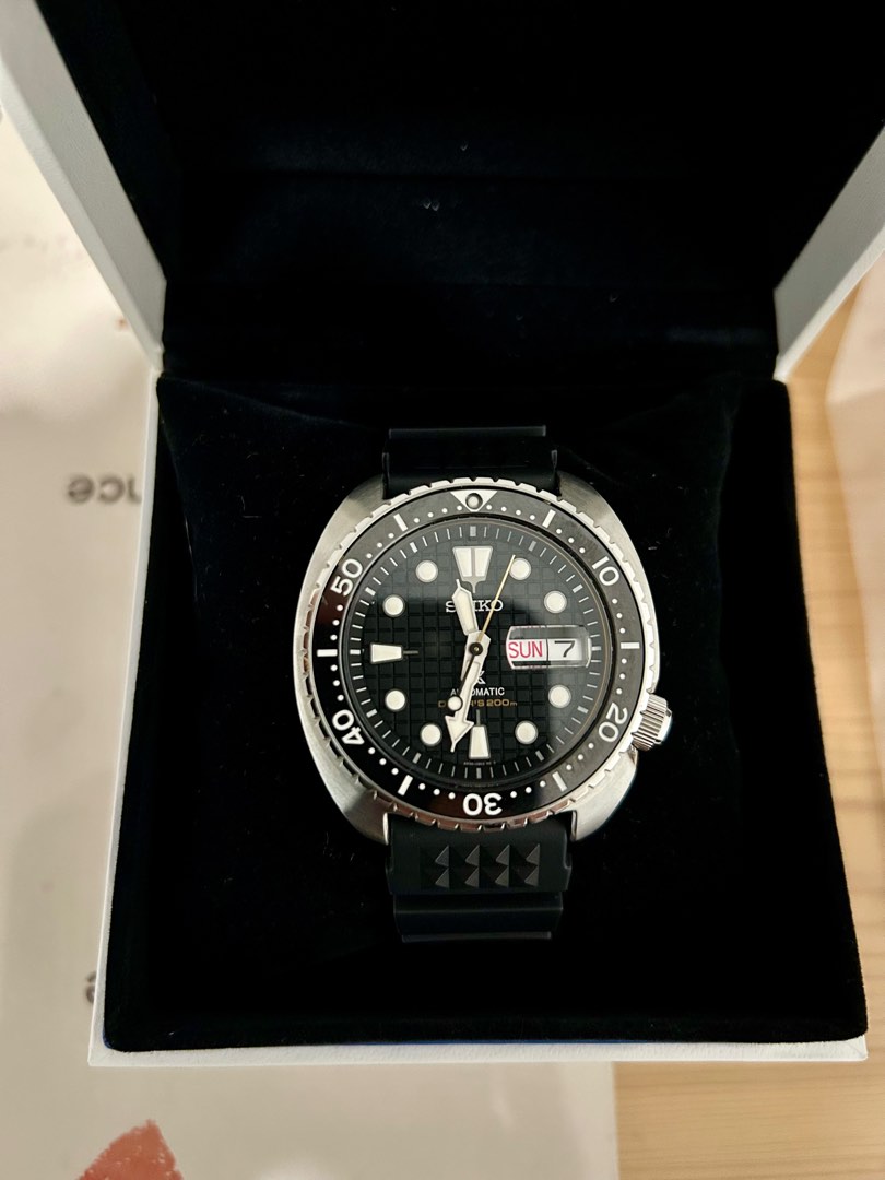 Perfectly Aligned Seiko King Turtle SRPE03K1, Men's Fashion, Watches