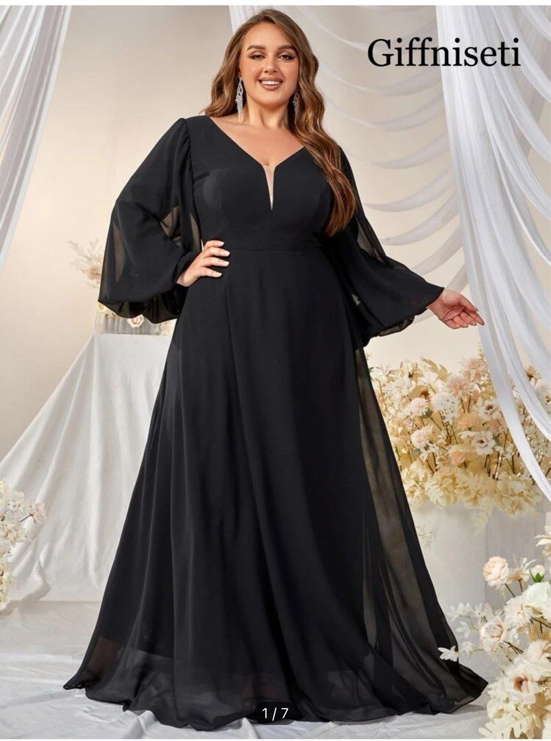 Cheap plus on sale size evening dresses