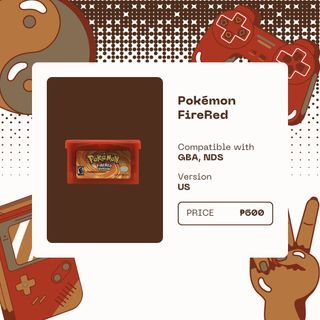 Pokemon FireRed Game Boy Advance Cartridge