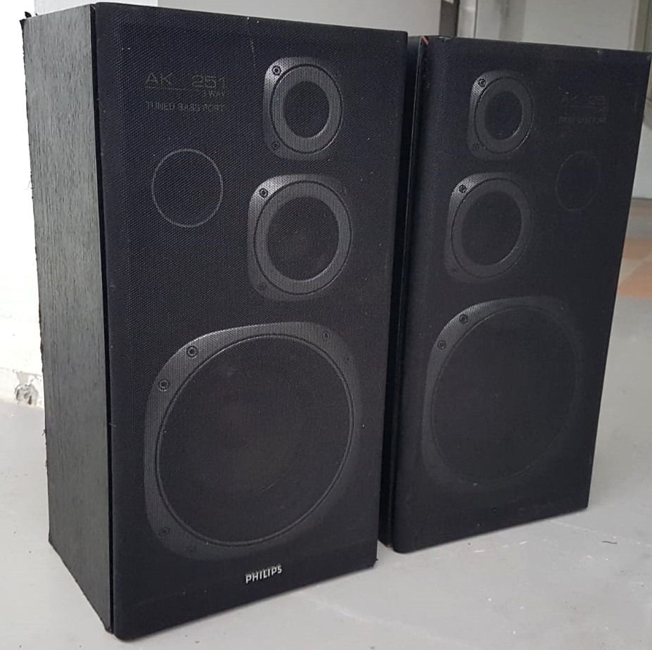 Philips 3 Way Loudspeakers Model AK 251 Art D cor Decorative