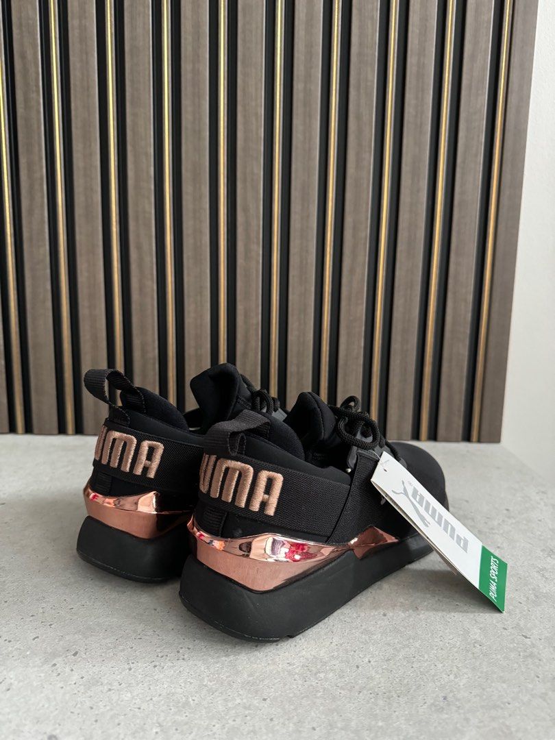 Puma shoes clearance with gold buckle