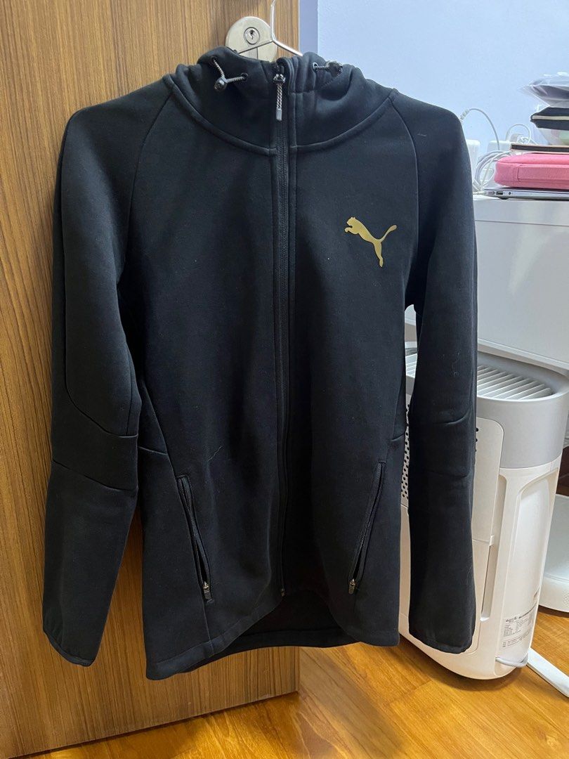 Puma Evostripe Full Zip Hoodie Men s Fashion Coats Jackets and Outerwear on Carousell