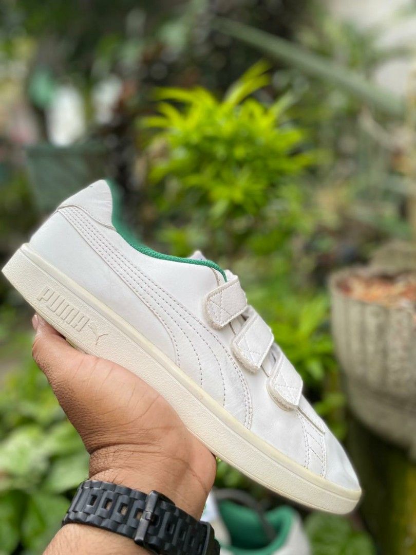 Puma Smash V2 Velcro Original Size 42 Fesyen Pria Sepatu