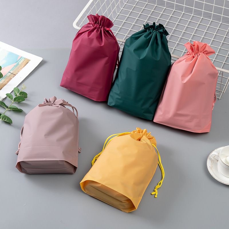 Pvc drawstring top bag
