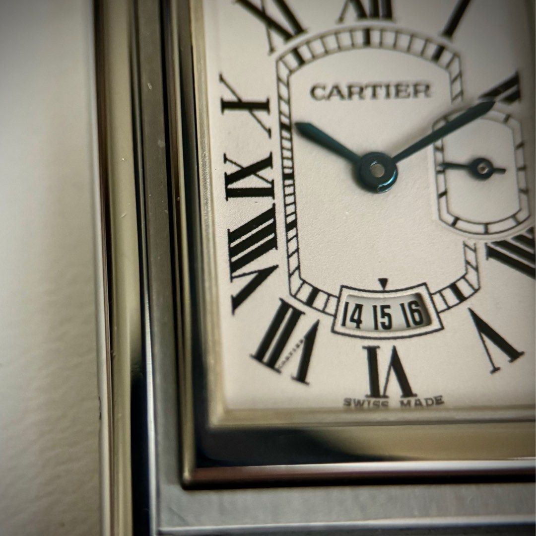 RARE Cartier Tank Basculante XL Jumbo not Santos not Must