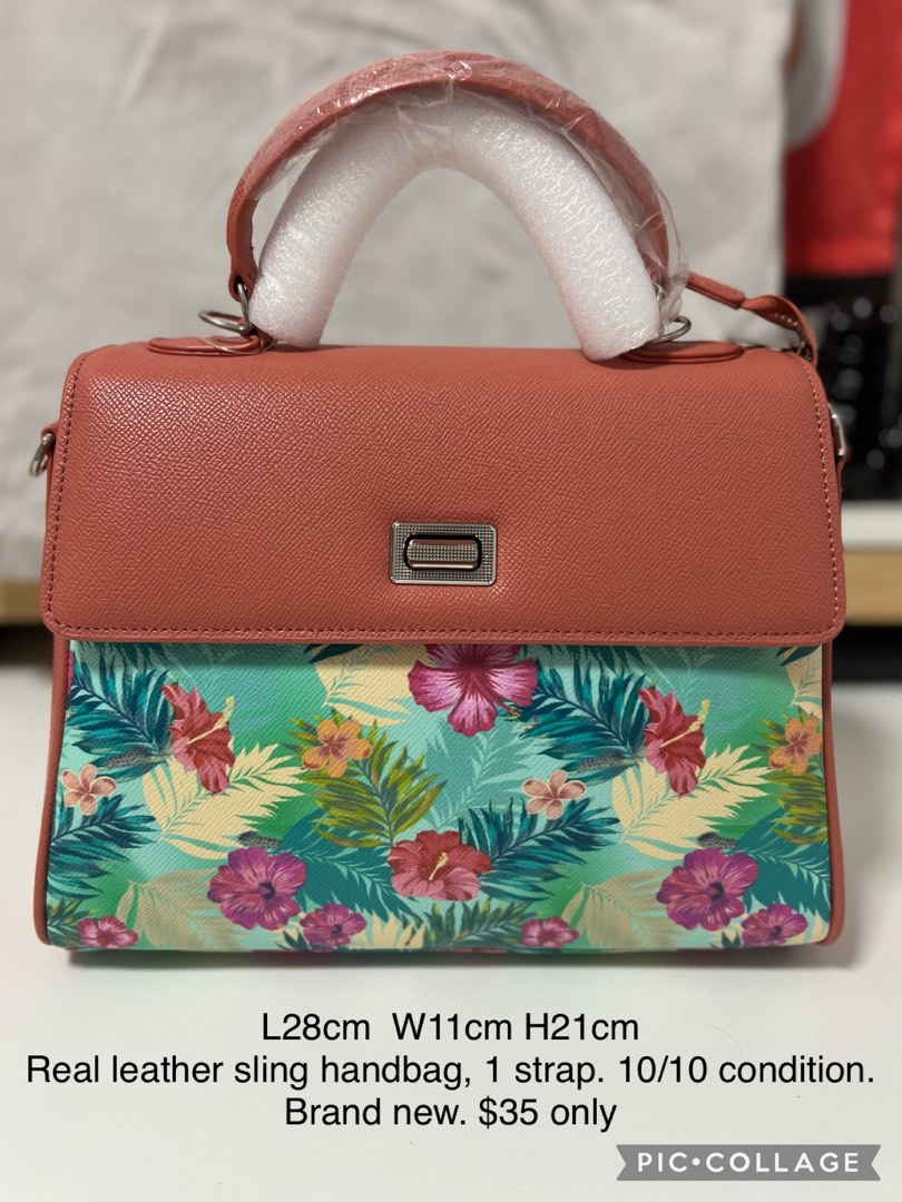 Real store leather purse
