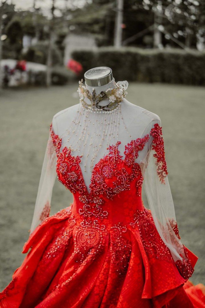 Red Ball Gown | Gowns, Prom dresses gowns, Gowns dresses