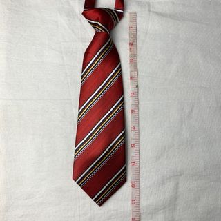 Red Stripes Kids Strap Necktie