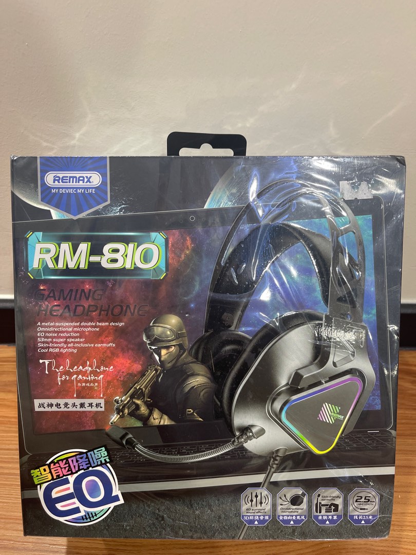 Remax RM-810, Audio, Headphones & Headsets on Carousell