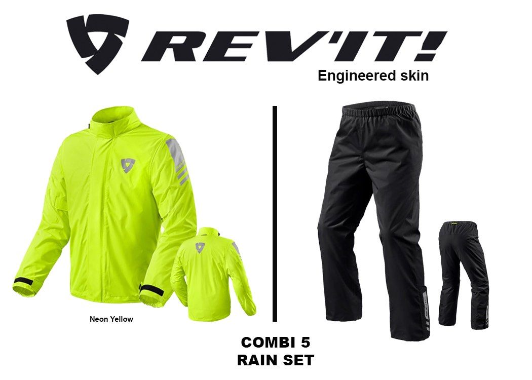 Rev it Rainwear Combi 5 H2O Motorcycles Motorcycle Apparel on