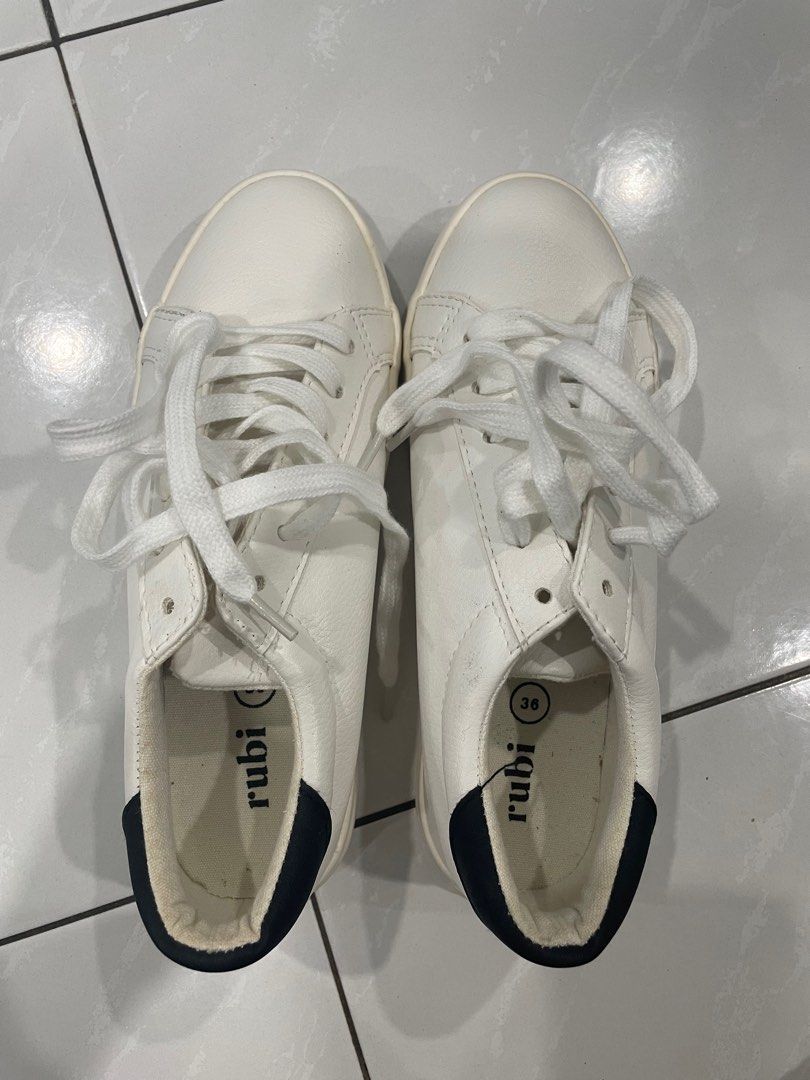 Rubi Shoes by Cotton On CARA LACE UP - Trainers - white/beige - Zalando.de