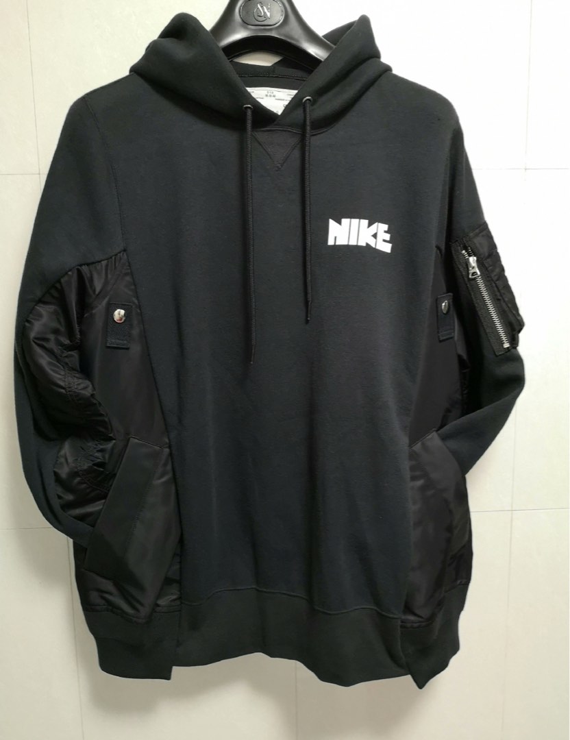 Sacai x nike hoodie, 男裝, 外套及戶外衣服- Carousell