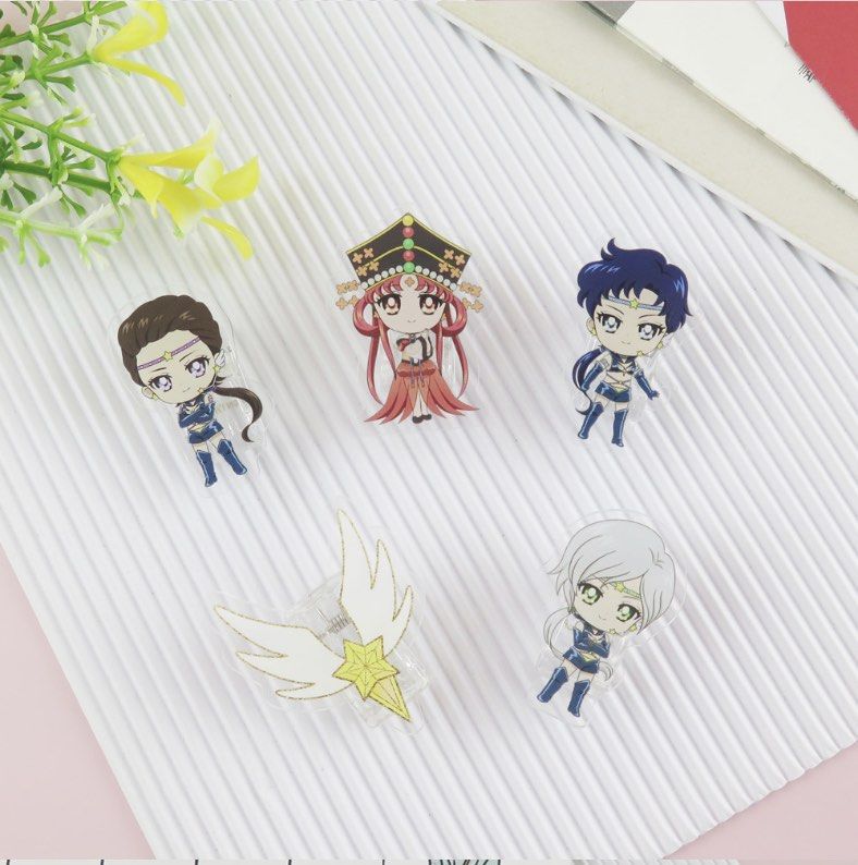Sailor Moon Cosmos Starlights Clip Set of 5 pieces, Hobbies & Toys ...