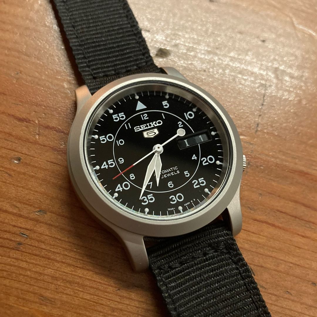 Seiko SNK809 Automatic Watch Men s Fashion Watches Accessories