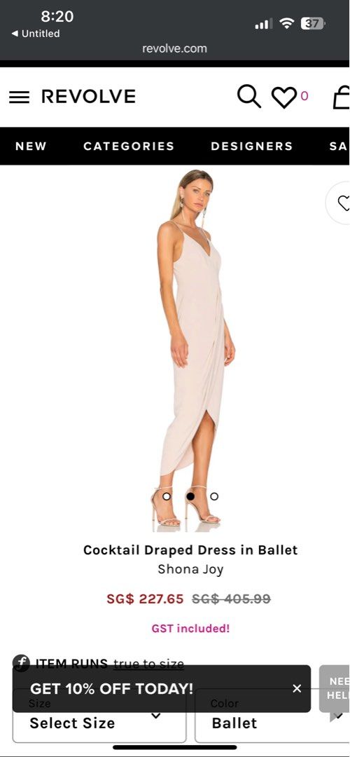 Shona joy tulip dress top