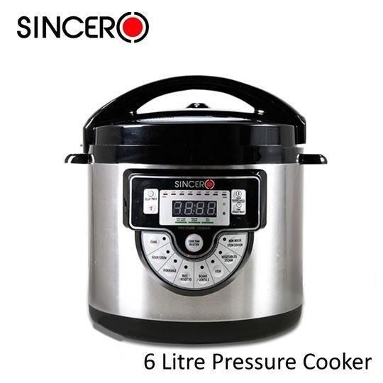 Sincero 6L 8 in 1 Pressure Cooker SPC 9001