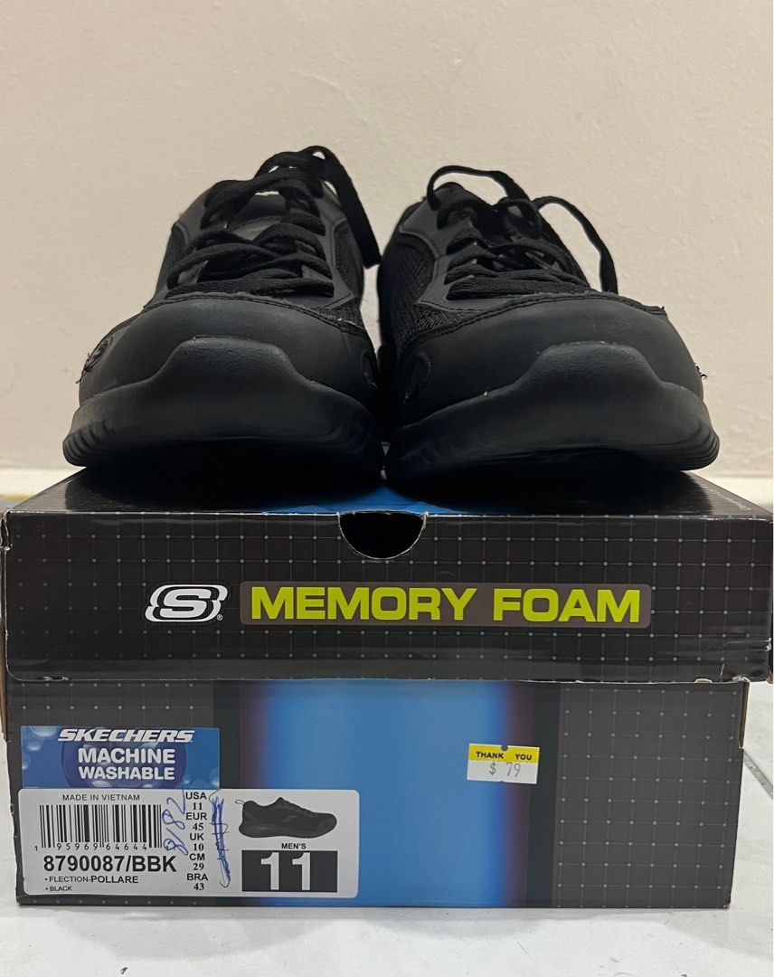 Skechers black casual sport shoes Men s Fashion Footwear Casual