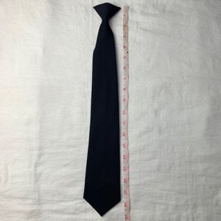 Solid Black Clip Necktie
