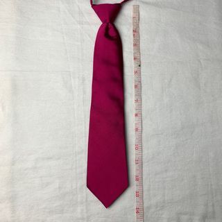Solid Pink Kids Strap Necktie